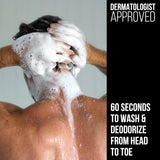 Dual Purpose Power Mens Body Wash + Shampoo